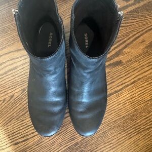 Sorel Black Ankle Boots